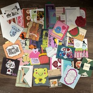 Destash assorted handmade cards